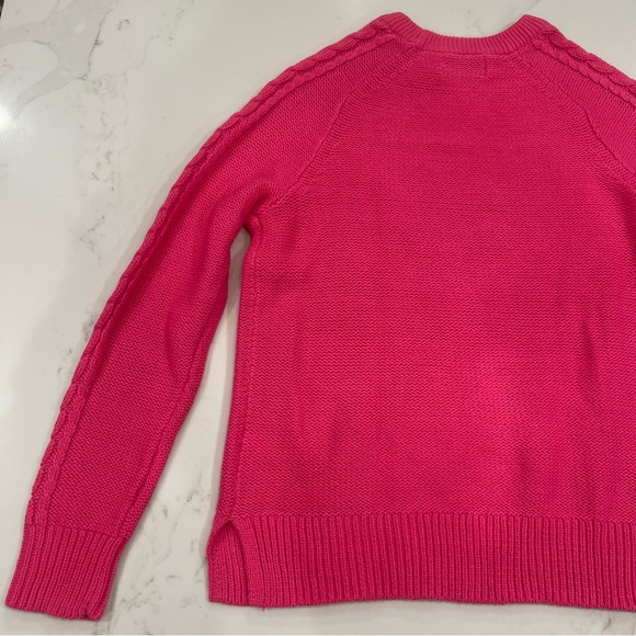 Old Navy Bright Pink Cable Knit Sweater - Picture 12 of 13